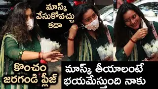 Renu Desai GIVES Advice To Media Photographer Wear Face Mask | |Dr.RK Goud| TFCCLIVE