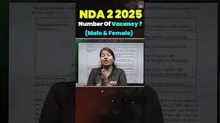 NDA 2 2025 Vacancy Out Now!Boys vs Girls Kitni Vacancy?Full Details!#NDAVacancy2025 #NDANotification