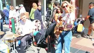 Zoe Clarke and Anxo Silveira's exciting performance of Yellow Live From Grafton Street, Dublin
