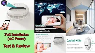 CAMDUCK Wireless Spy Camera | Hidden Camera Smoke Detector | 4MP HD 2.4G & 5GHz | Install & Test
