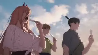 Chainsaw Man Ending 12 Full - Fight Song by Eve | 1 Hour Loop