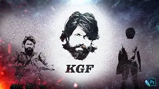 Making Vector x Vexel of ROCKY kgf in Photoshop|kfc logo intro