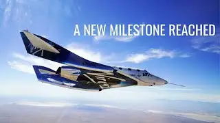 A remarkable milestone achieved: Richard Branson flies into space aboard Virgin Galactic.