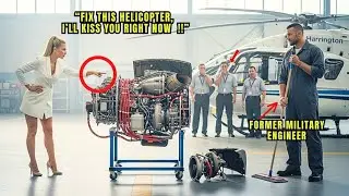 &ldquo;Fix this helicopter, I&rsquo;ll kiss you right now&rdquo; &mdash; CEO Mocked the Single Dad Janitor Before Everyone 