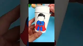 Superman 🦸&zwj;♂️ #craft #trending #papercraft #superman