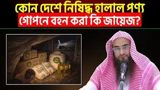 কোন দেশে নিষিদ্ধ হালাল পণ্য গোপনে বহন করা কি জায়েজ? Sheikh Motiur Rahman Madani