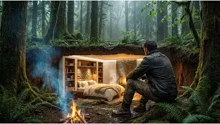 I Built an Impossible Underground Palace Alone | Silent Survival ASMR
