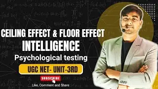 Ceiling Effect & Floor Effect Explained with Examples and MCQs with nitish sir