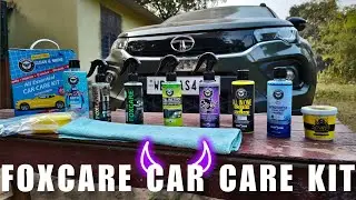 Foxcare Car Care Kit Review || Best low budget car detailing kit