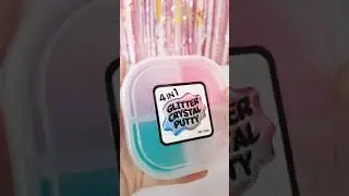 Glitter Crystal Putty #Shorts