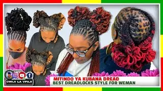 MIBANO YA DREADS, JINSI YACKUBANA DREADS, STYLE ZA KUBANA DREADS | Dreadlocks styles By Gwijilavpaji