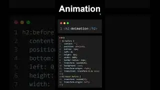 🚀✨ Amazing CSS animation & before🎯 properly....... #coding #webdevelopment #new #webdesign