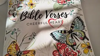 Bible Verses Cheerful Heart Inspirational Coloring Book For Adults 