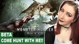 RATHALOS VS ANJANATH!  - Monster Hunter: World BETA PS4 Gameplay
