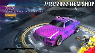 *Black Market* Burnt Sienna 20XX Universal Animated Decal! | Rocket League Item Shop (19/7/2022)