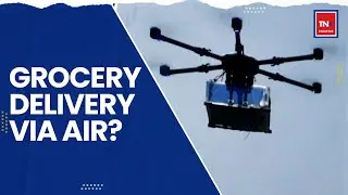 Gurugram-Based Drone Delivery System | Delivering Groceries Via Air |  Skye Air