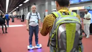 iCarbot, four wheel scooter, self balancing scooter, hoverboard show