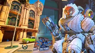 Orisa gameplay on Havana - Overwatch
