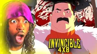 THRAGG IS TERRORIZING MARK WITH PTSD!! INVINCIBLE SEASON 4 EPISODE 8 REACTION