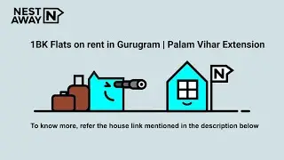 1 BK Flat for rent in Gurugram | Palam Vihar Extension | For Men | 2 months Security Deposit