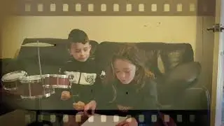 Alys Rees and Corey Rees telling jokes