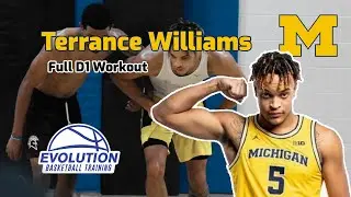 Terrance Williams | Michigan Forward | Full D1 Basketball Workout with Evolution Basketball Training