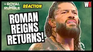WWE ROYAL RUMBLE 2026 REACTION - Roman Reigns RETURNS TO WIN...