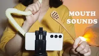 ASMR | MOUTH SOUNDS (honey spoon,poptube)