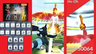 Reshiram, Zekrom & Rayquaza vs Solar Beam Ho-oh trio (no weather boost)