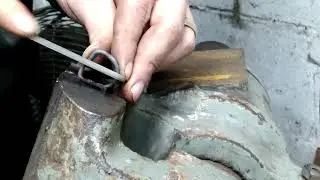 Forging hand made armour buckles
