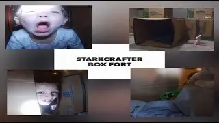 Minecraft Creeper StarkCrafter Plays in and Builds a Box Fort Preview Part1