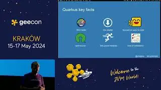 GeeCON 2024: Jonathan Vila - Migrate Spring Boot app to Quarkus. Stage unlocked