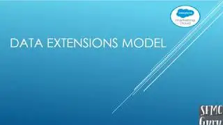 Salesforce Marketing Cloud: Subscriber Management - 2, Data Extension Model