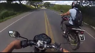 CB 300 R ENGARUPADO X XRE 300 SEM GARUPA - XRE PASSOU MAL - JHONNY BRASIL
