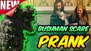 FUNNY VIDEO Bushman Scare Prank - Ghillie Suit - Funny Prank