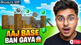 😱Bhodu’s SMP: Aaj Finally Base Banaya! #minecrafthindi