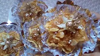 مصيبحات معسلين🍯بنة وهمة👌على طريقة ناس مستغانم👍حلويات العيد🌙
