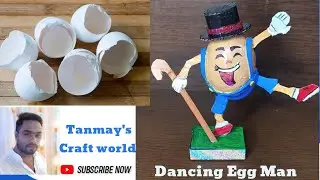 Waste Material Craft Ideas | Easy Showpiece Making With Egg Shell | Egg Shell Craft Ideas 🔥😱🙏