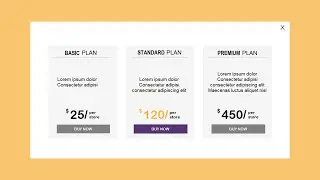 Timelapse Modern Pricing UI Design With C Sharp Visual Studio 2019
