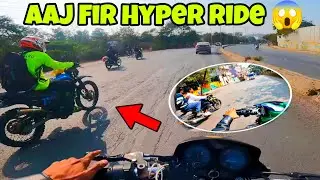 Crazy Hyper Ride Mt V/S  Delux City' Ride 😱❤️|| Indore City Ride 