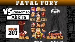 Fatal Fury Akkira (Vs) 2maomao | ggpo | fightcade | Gameplay | retroboy334