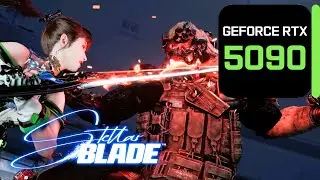 Stellar Blade RTX 5090 + 9950X3D benchmark (4K) DLAA(O)