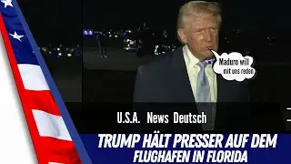 Trump redet zur Press in Florida - 