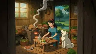 Ghibli Style Countryside Morning 🌿 | Cozy Daily Routine Animation