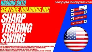 SHARP TRADING SWING : SNTG STOCK ANALYSIS | SENTAGE HOLDINGS STOCK