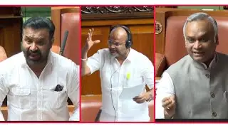 MLA Sharanu Salagar V/S Minister Santosh Lad & Minister Priyank Kharge In Karnataka Assembly