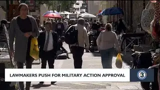 Lawmakers push for military action approval