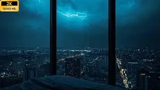 Dark City Rain at 2AM for Deep Focus 🌃