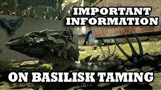 Ark : Best way to tame a Basilisk