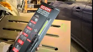 Harbor Freight Icon 800 Lumen Rechargeable Slim Bar Light Unboxing and Review
